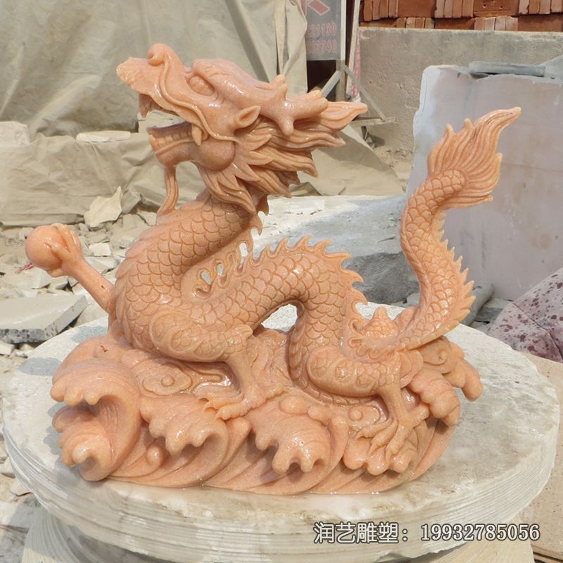 石雕动物龙雕塑 石雕动物龙雕塑