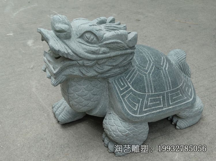 石雕动物龙龟雕塑 石雕动物龙龟雕塑