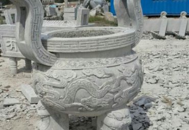 石雕景观香炉雕塑