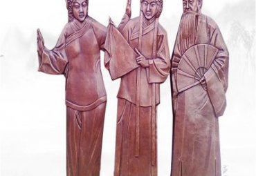 铜雕抽象人物雕塑