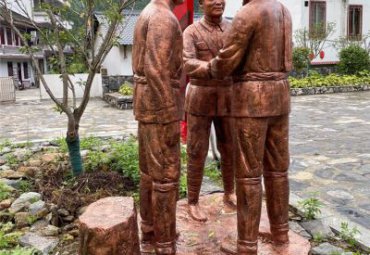 公园铜雕红军雕塑