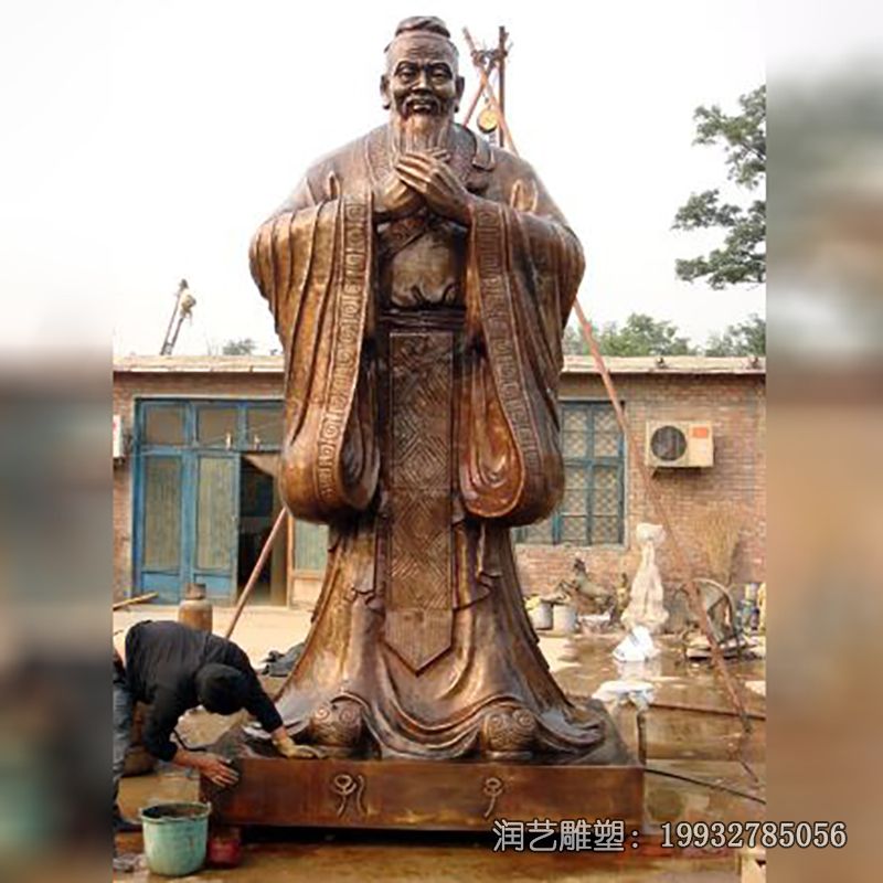 铜雕孔子雕塑 铜雕孔子雕塑