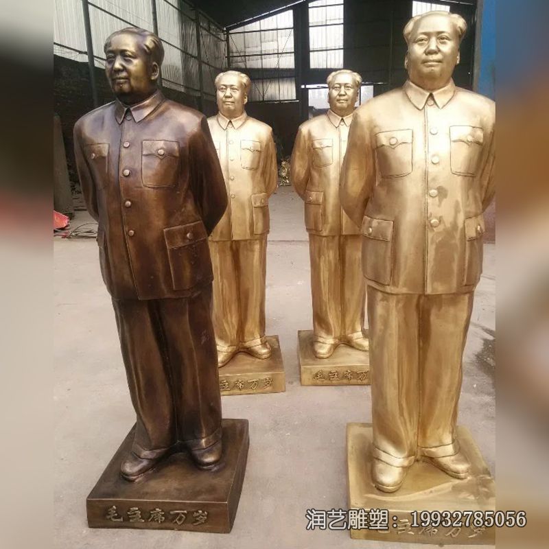 广场铜雕毛泽东雕塑 广场铜雕毛泽东雕塑