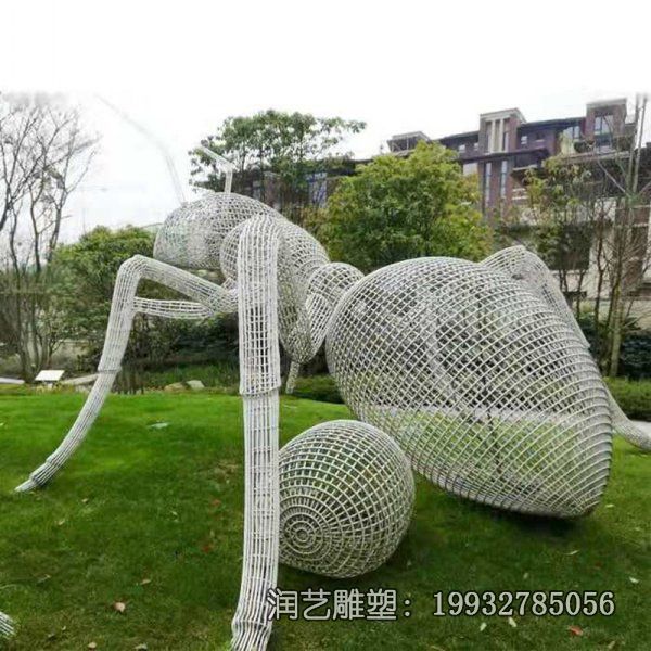 不锈钢小区蚂蚁动物雕塑 不锈钢小区蚂蚁动物雕塑