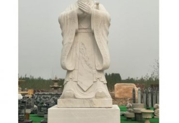 石雕广场孔子雕塑