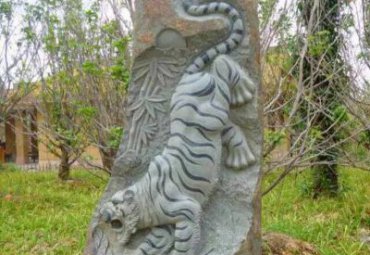 石雕公园老虎雕塑