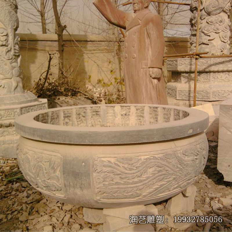 石雕香炉景观雕塑 石雕香炉景观雕塑