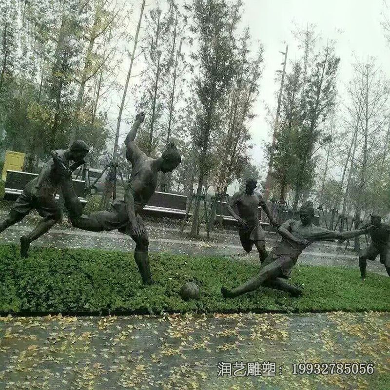 铜雕校园运动人物雕塑 铜雕校园运动人物雕塑