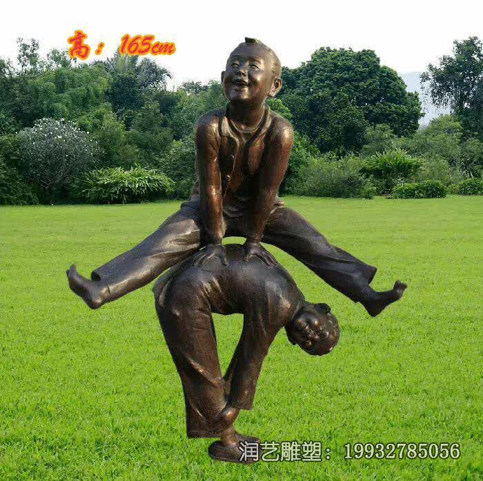 铜雕公园儿童雕塑 铜雕公园儿童雕塑