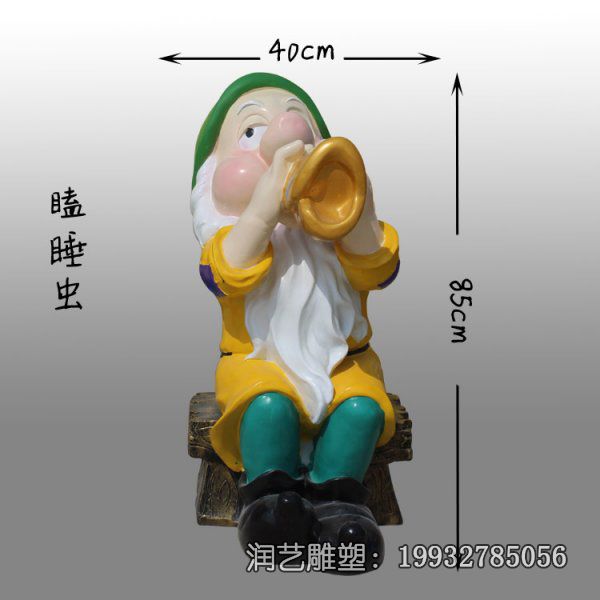 玻璃钢小矮人人物雕塑 玻璃钢小矮人人物雕塑