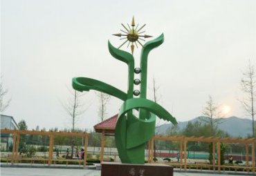 公园不锈钢希望抽象雕塑