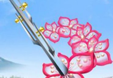 企业不锈钢景观花雕塑