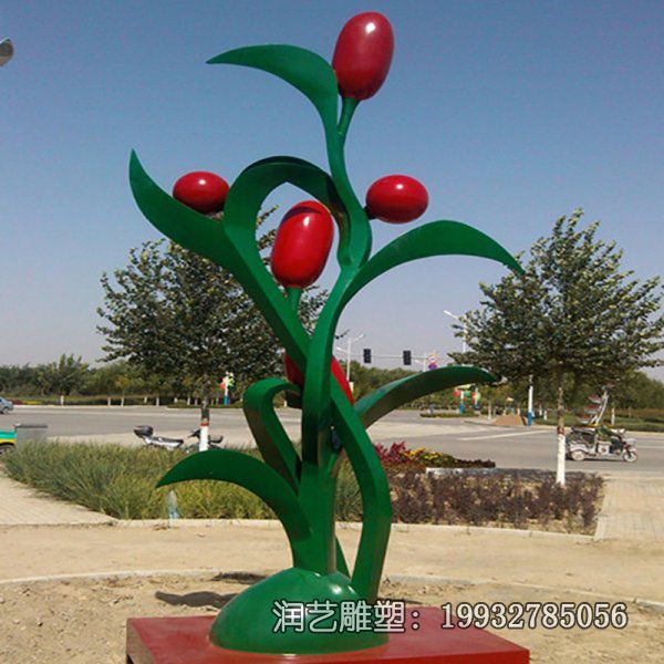 不锈钢户外树叶雕塑 不锈钢户外树叶雕塑