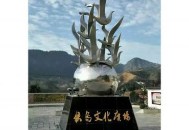 广场不锈钢动物大雁雕塑