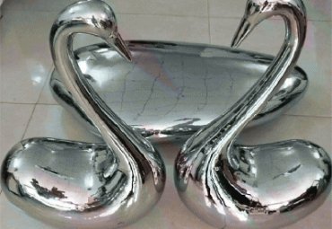 不锈钢商场水滴雕塑