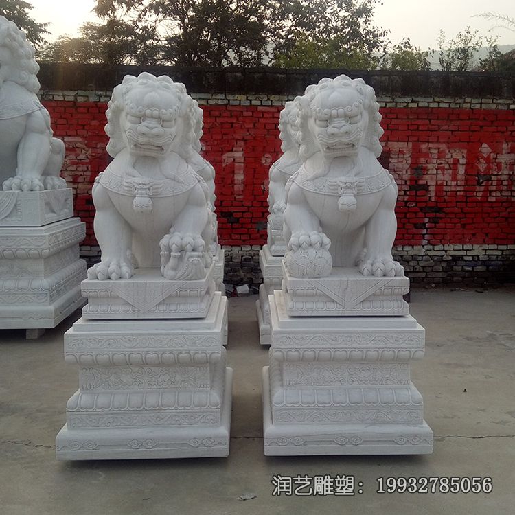 企业石雕狮子 企业石雕狮子