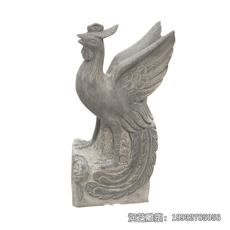 广场凤凰动物石雕 广场凤凰动物石雕