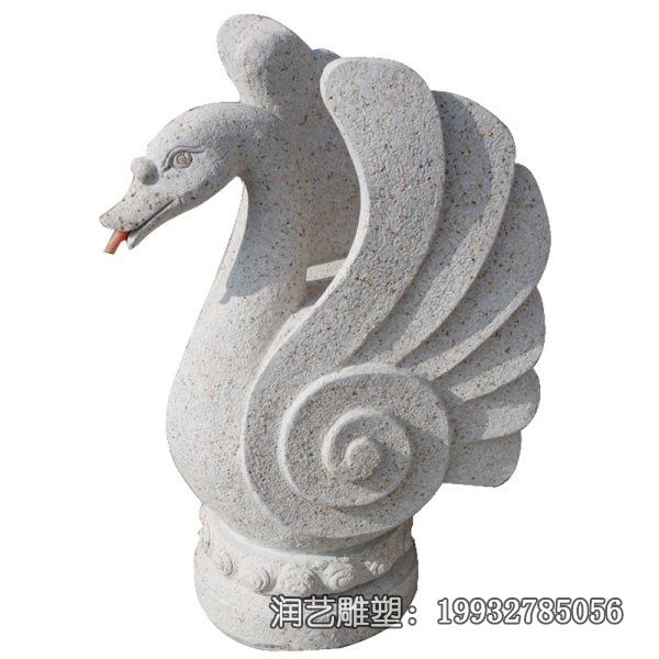 城市天鹅动物石雕 城市天鹅动物石雕