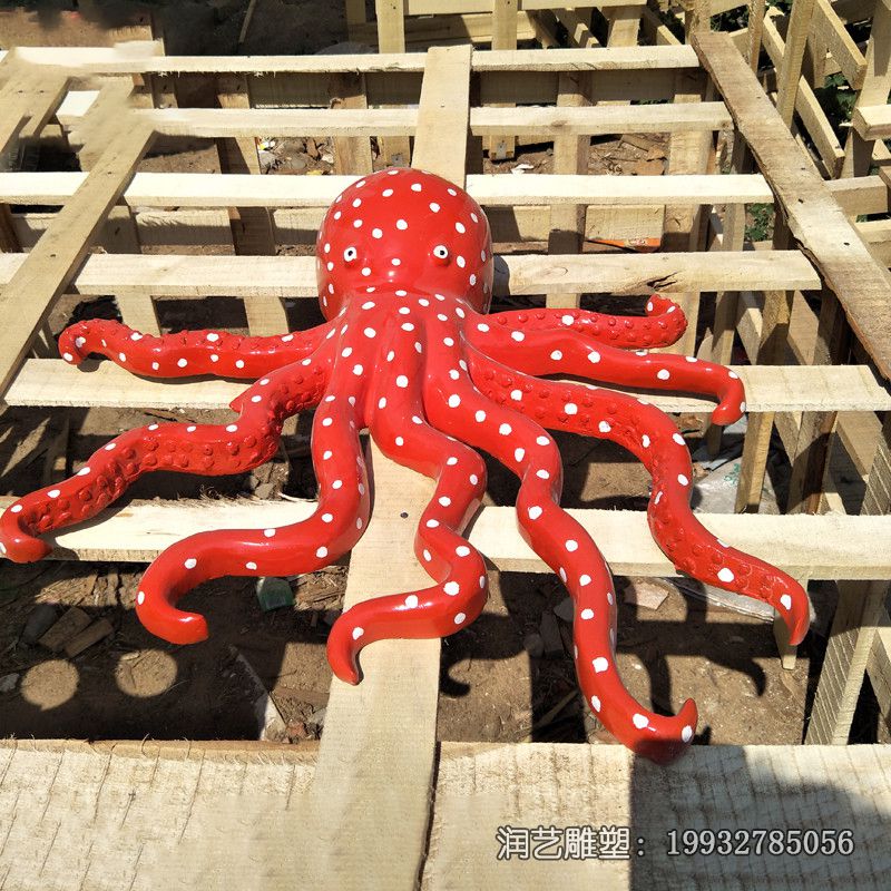 企业玻璃钢章鱼雕塑 企业玻璃钢章鱼雕塑