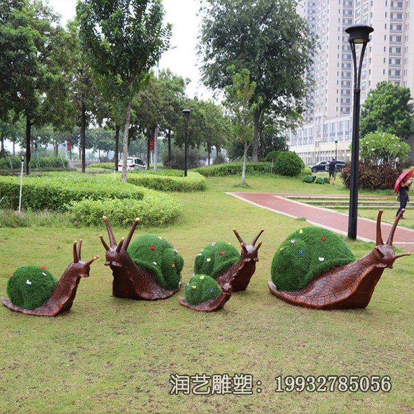 小区蜗牛玻璃钢雕塑 小区蜗牛玻璃钢雕塑