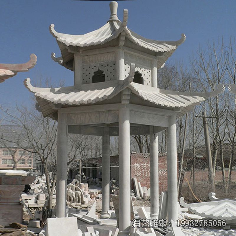 景区凉亭景观石雕 景区凉亭景观石雕