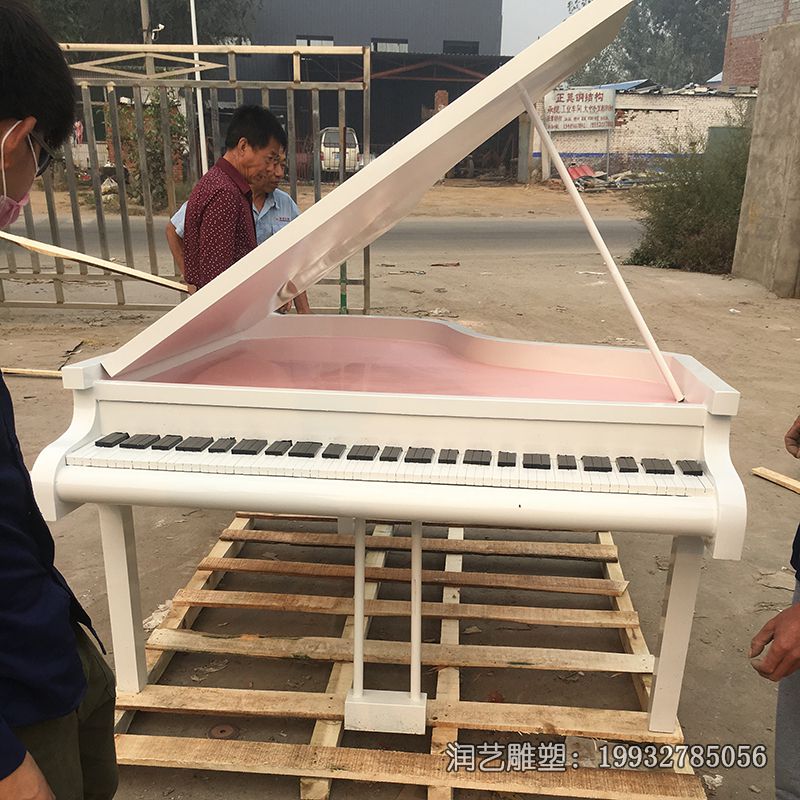 公园不锈钢乐器雕塑 公园不锈钢乐器雕塑