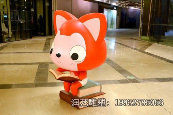 公司玻璃钢阿狸雕塑 公司玻璃钢阿狸雕塑