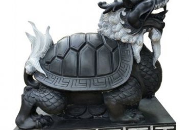 企业龙龟动物石雕