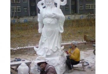 城市关公人物石雕