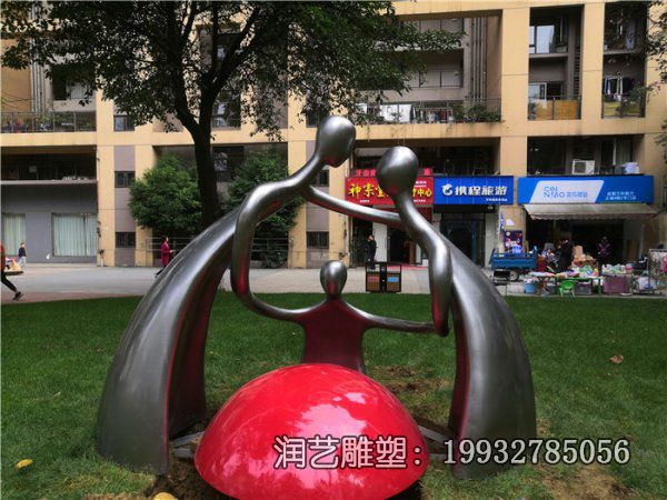抽象一家人铜雕 抽象一家人铜雕