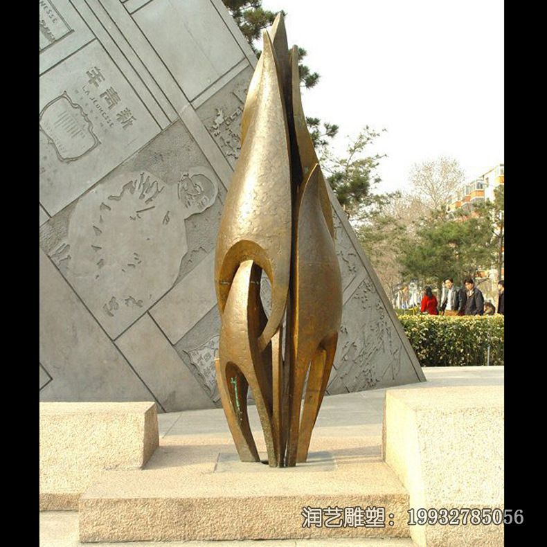 城市不锈钢花苞雕塑 城市不锈钢花苞雕塑