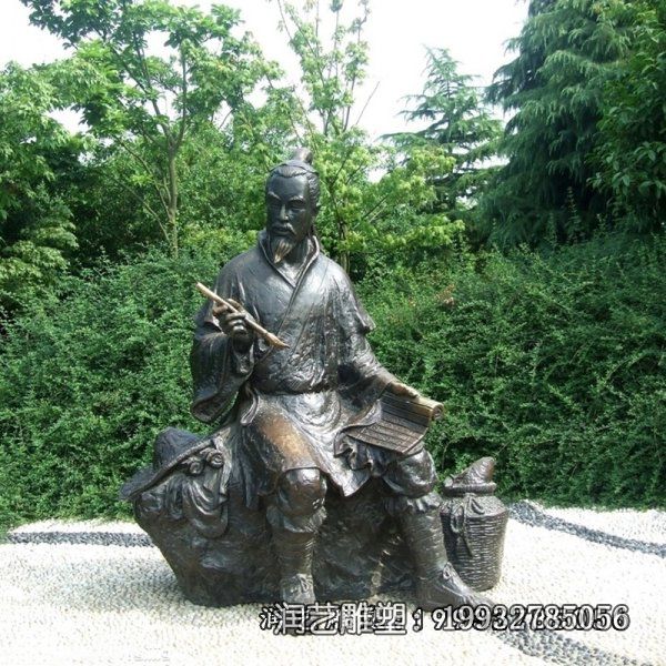 城市姜太公人物铜雕 城市姜太公人物铜雕