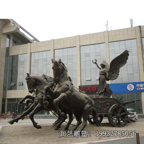街道马车景观铜雕 街道马车景观铜雕