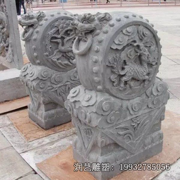 商业街抱鼓石景观石雕 商业街抱鼓石景观石雕