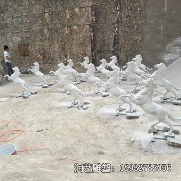 学校石雕马动物雕塑 学校石雕马动物雕塑