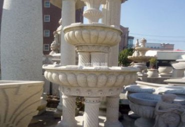 公园石雕喷泉景观雕塑
