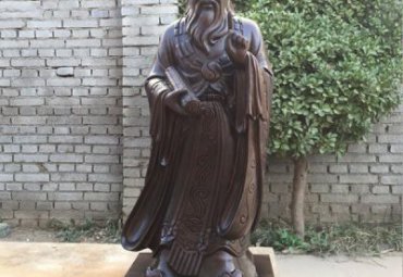 学校铜雕老子雕塑