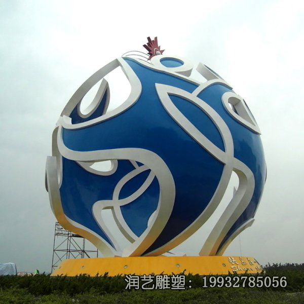 广场镂空球不锈钢雕塑 广场镂空球不锈钢雕塑