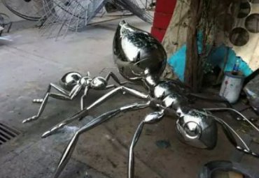 动物不锈钢公园蚂蚁雕塑