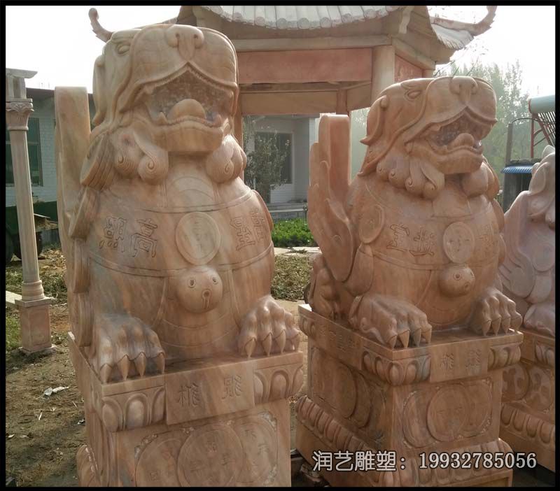 小区石雕貔貅雕塑 小区石雕貔貅雕塑