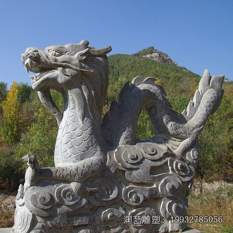 小区石雕龙动物雕塑 小区石雕龙动物雕塑