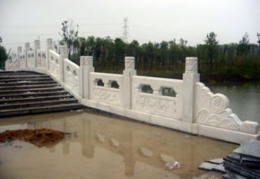小区石雕栏板景观雕塑