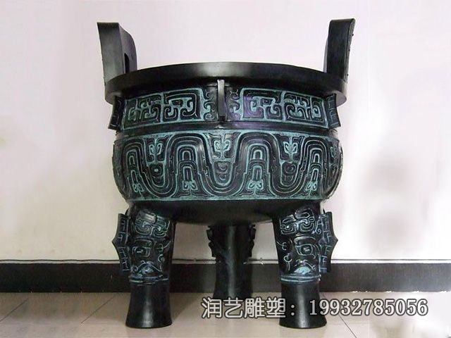 草坪铜雕香炉景观雕塑 草坪铜雕香炉景观雕塑