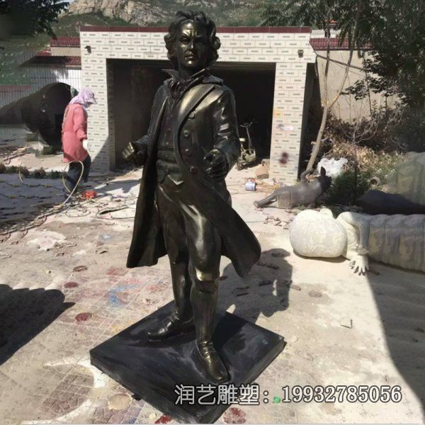 校园铜雕贝多芬雕塑 校园铜雕贝多芬雕塑