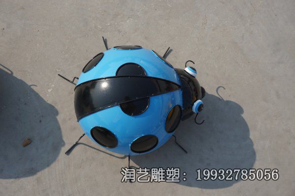 公园瓢虫不锈钢动物雕塑 公园瓢虫不锈钢动物雕塑