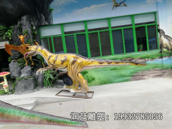 城市动物玻璃钢恐龙雕塑 城市动物玻璃钢恐龙雕塑