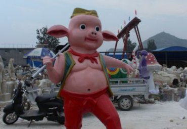公园西游记玻璃钢雕塑