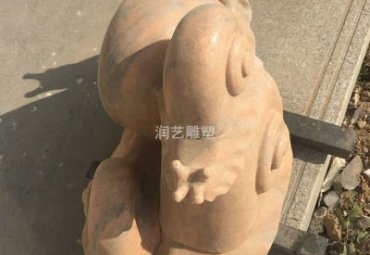 草坪石雕蜗牛雕塑