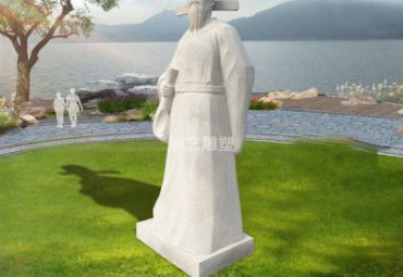 园林石雕古代人物雕塑