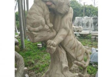 商场石雕老虎雕塑